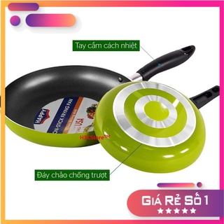 Chảo chống dính Happy đáy xanh Size 28 cm hoặc Size 30 cm Smartbuy