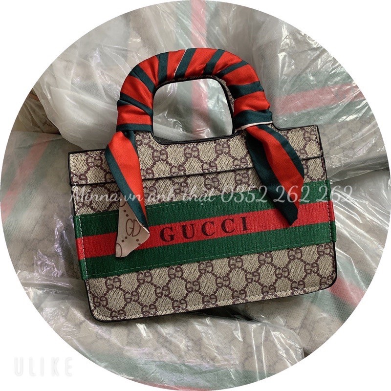 Túi Xách Nữ Khăn Lụa Quấn Quai Sang Chảnh(Có Dây Đeo Chéo)