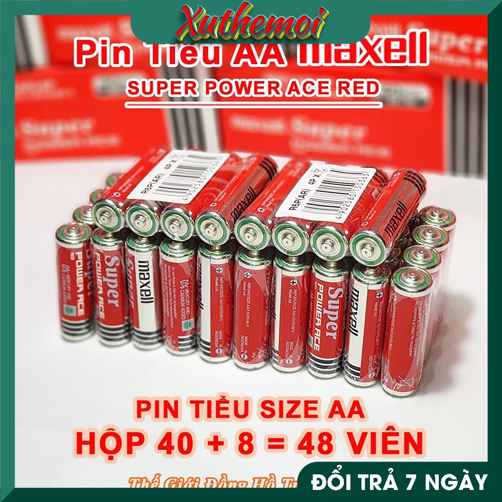 Pin tiểu Maxell 1 vĩ 4 viên AA