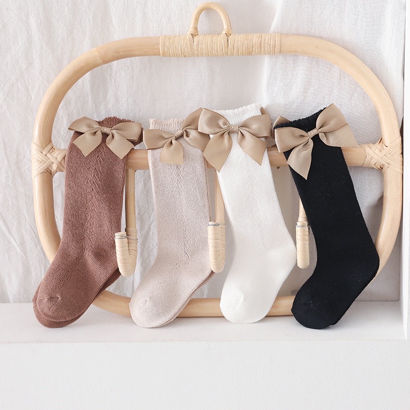 Tất/vớ đùi bé gái siêu xinh,NEMO BABY, gắn nơ,thiết kế viền thoáng khí,form dáng hàn quốc