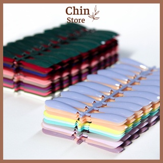 Bộ 20 móng tay giả Nail box màu trơn móng dài