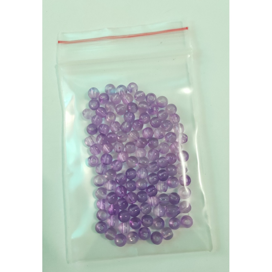 10 viên đá nhân tạo 4mm đủ màu làm vòng tay, phong thuỷ hnadmade