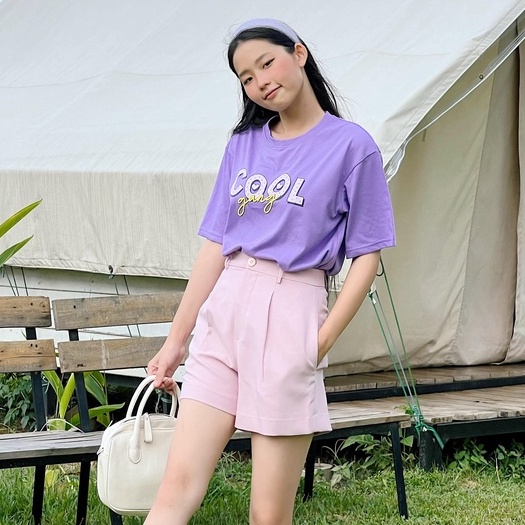 [Mã BMLTA50 giảm đến 50K đơn 99K] Quần short lưng cao cơ bản xếp 1 ly túi xéo thời trang GAGO GO3955