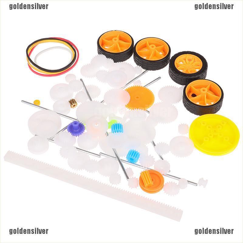 [gold] Set 78 Bánh Răng Đồ Chơi Bằng Nhựa DIY Cho Mô Hình robot
