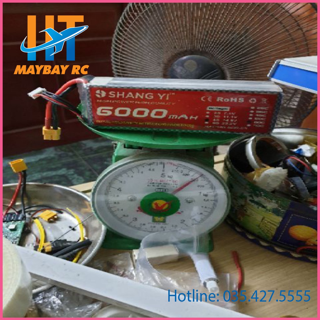 Pin Lipo SangYi 3s, 4s 6000mAh 60C thích hợp cho tàu, xe..