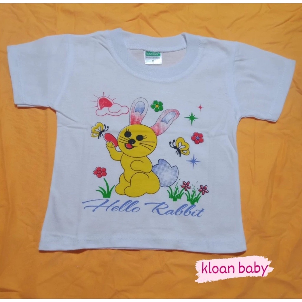 Áo cổ bo tay ngắn trắng sơ sinh 100% cotton
