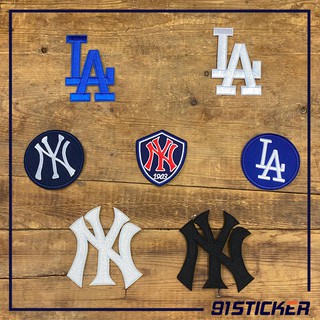 Sticker vải ủi NY, LA trang trí cho quần áo Jeans, Denim, Jacket, Pilot, mũ nón, phụ kiện, túi xách, balo ...