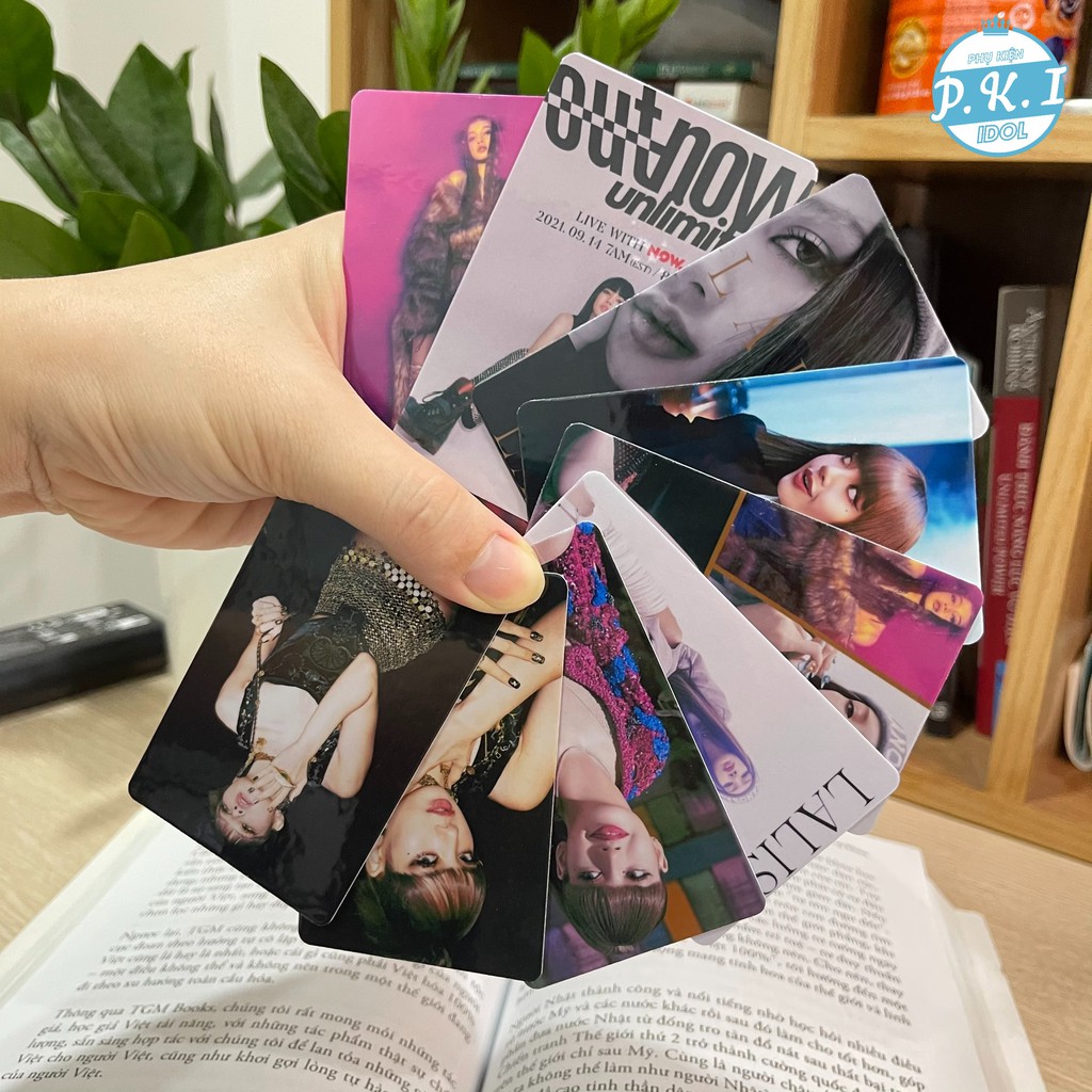 HOT - Bộ Thẻ Ảnh Lisa Blackpink sưu tầm MV Lalisa mới nhất - Card Lisa Bo Góc Siêu Ngầu