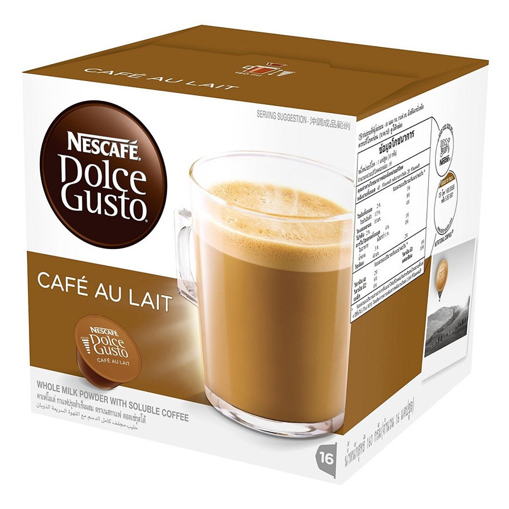 Viên Nén Cà Phê Sữa Nescafe Dolce Gusto - Café Au Lait