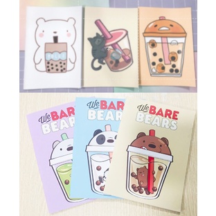 vở trà sữa ô ly S6I46 boba tea tập ôly thời trang dễ thương