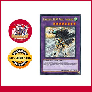 [EN-JP][Thẻ Bài Yugioh Chính Hãng] 'Elemental Hero Great Tornado'