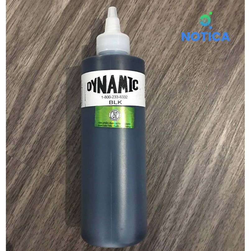 Mực Xăm Hình Dynamic Black 249ml