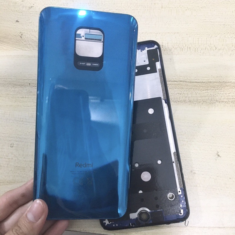Combo Màn Hình + Bộ Vỏ Sườn Xiaomi Redmi Note 9s Zin Hàng Cao Cấp. ( Tặng Keo dán màn hình B-7000)
