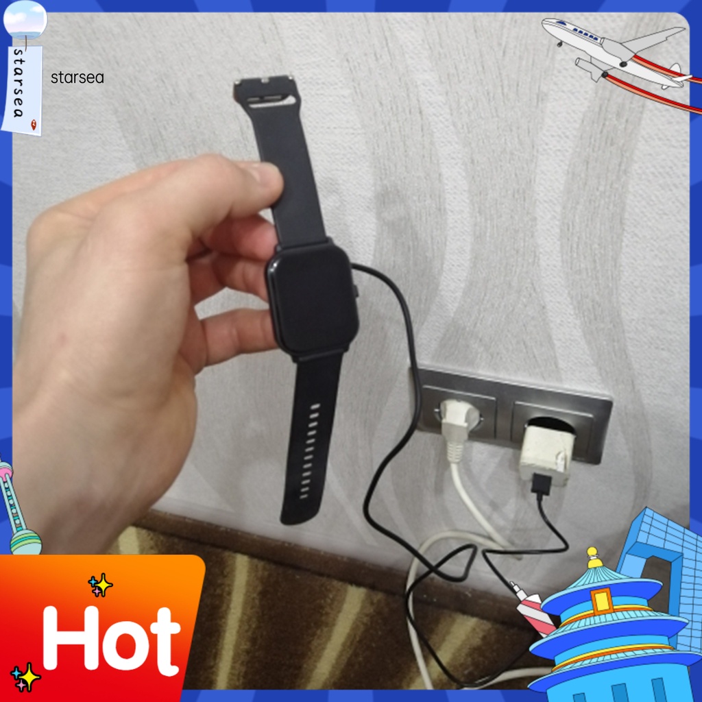 Dây cáp sạc đồng hồ thông minh không rối 2 Pin 2.84mm