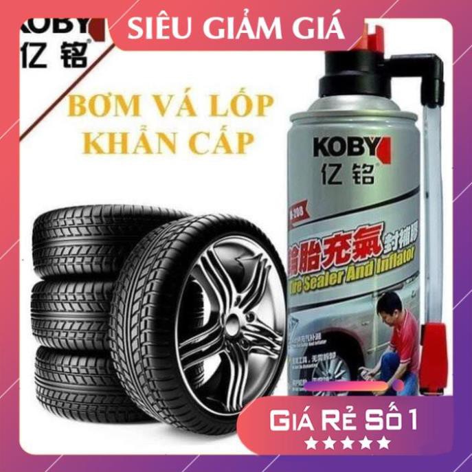 [Freeship] Bình tự vá lốp, bơm lốp khẩn cấp cho ô tô, xe máy, bơm lốp tự động không săm  - Lan Chi Mart