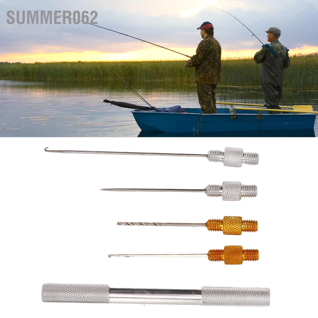 [Hàng Sẵn] Bộ Dụng Cụ Kim Móc Mồi Câu Cá Chống Trượt Tiện Dụng 【Summer062】