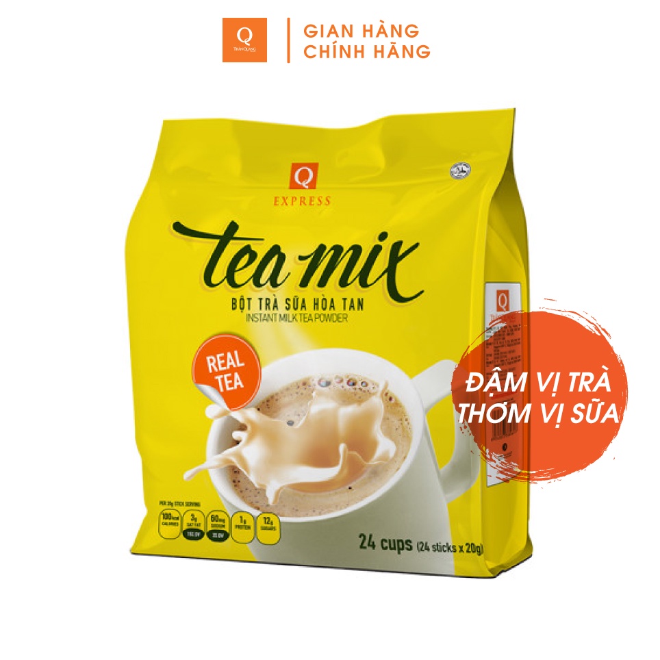 Trà sữa Hoà tan 3in1 Teamix Tra sua trà sữa túi uống liền Trần Quang