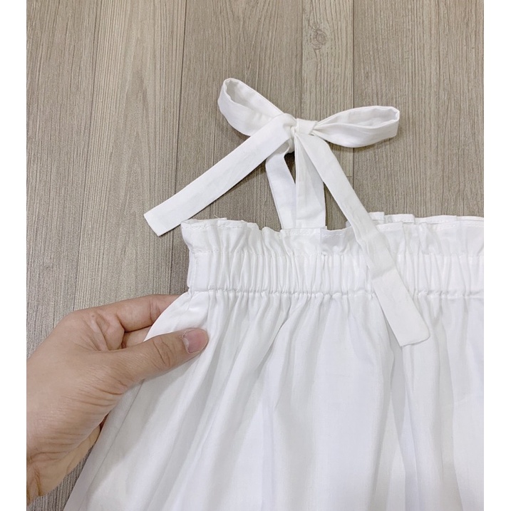 Set áo 2 dây quần bom Melisa-HÀNG SALE KO ĐỔI TRẢ