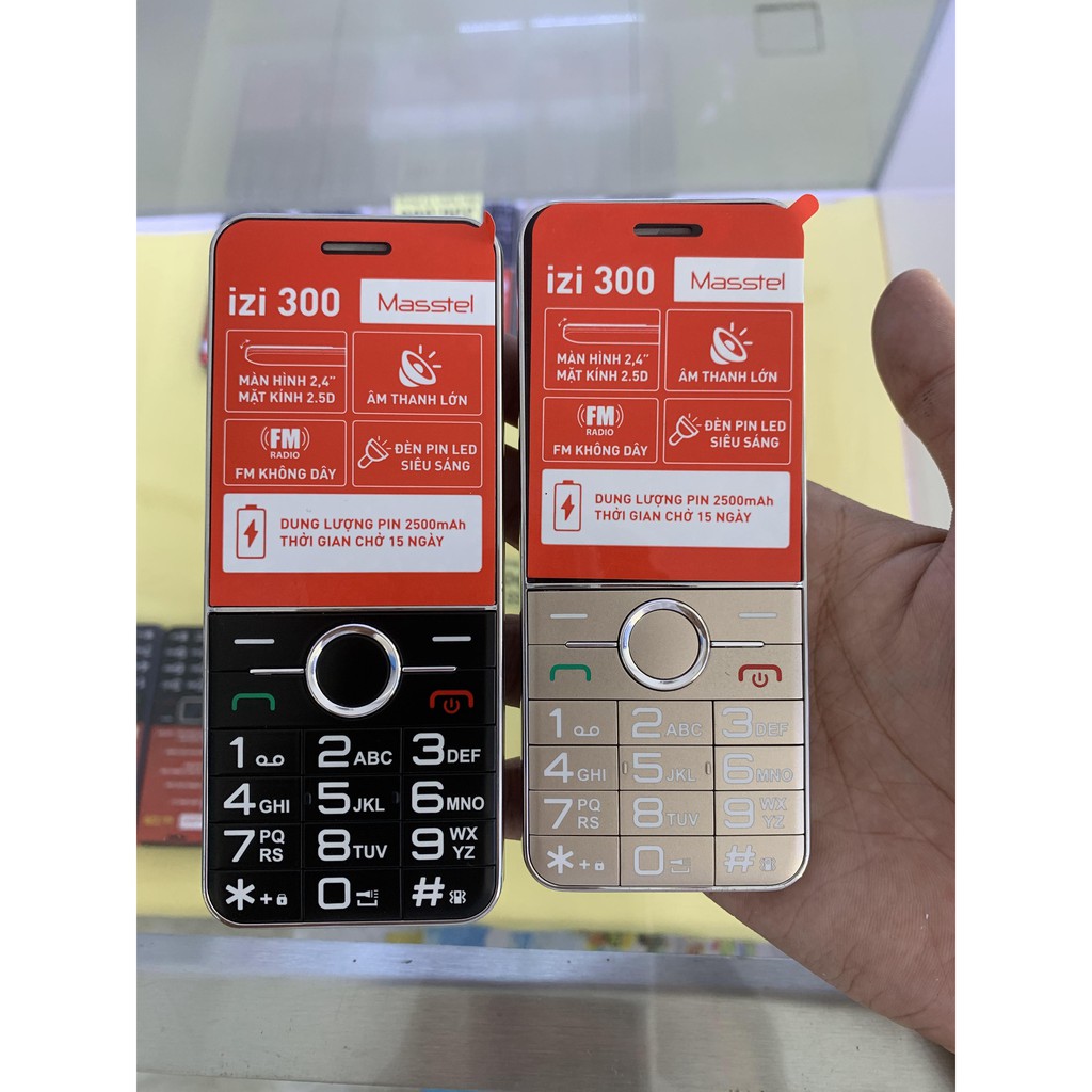 (Siêu Phẩm Pin TRâu ) Điện Thoại Masstel izi300 ( LOA LỚN / PIN TRÂU / CHỨ TO ) | BigBuy360 - bigbuy360.vn
