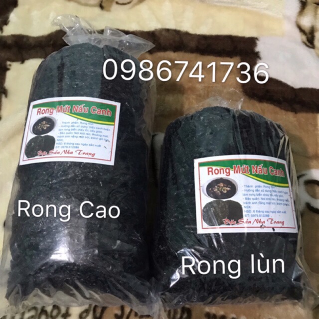 {5 Gói - Mỗi gói 100gr} Rong mứt nấu canh hoặc làm Rong biển cháy tỏi [500gr] | BigBuy360 - bigbuy360.vn