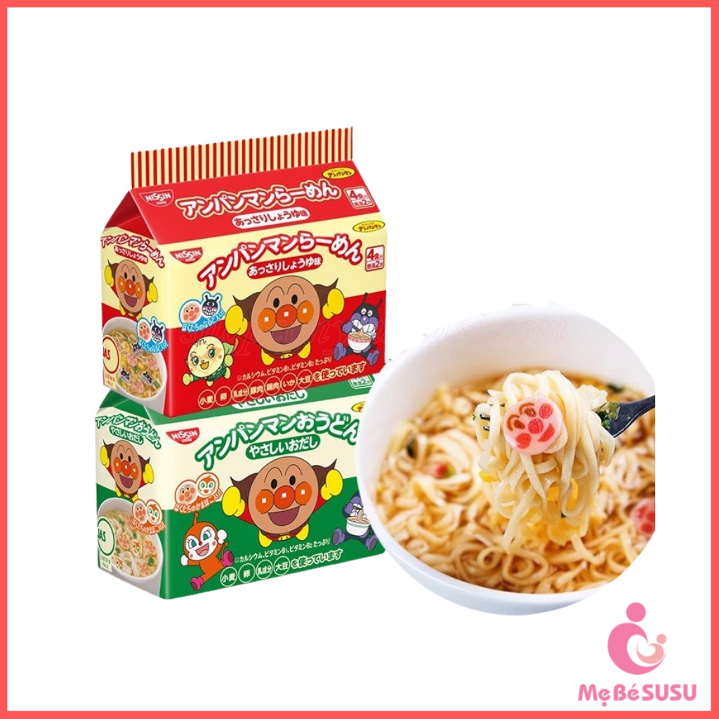 Mì Nissin Ramen Anpaman - Mì Ăn Liền Nhật Bản 90G (chia 3 gói nhỏ) DATE T4/2024