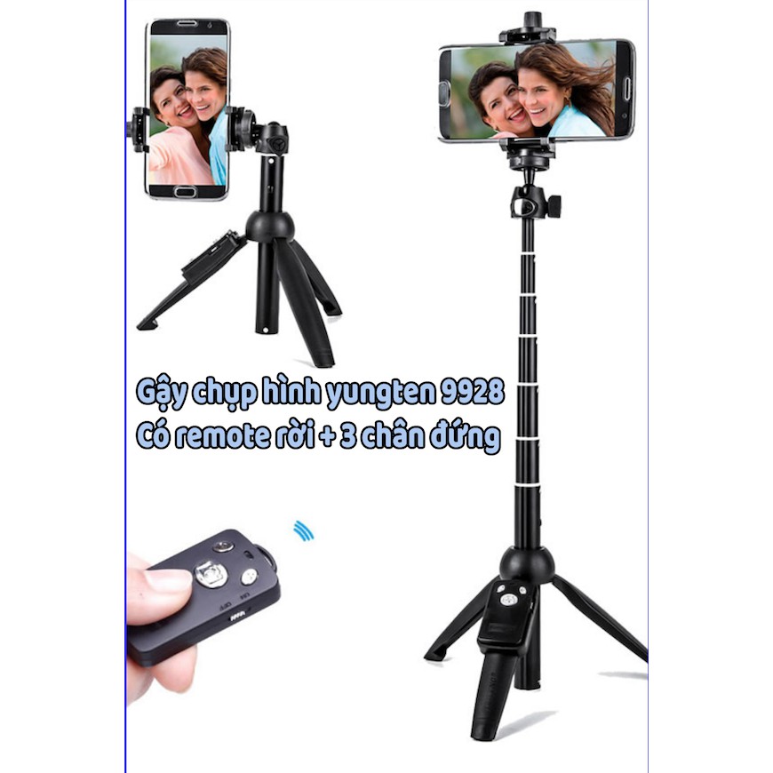 Gậy Chụp Hình Yungten 9928 Có Chân Chống + Remot | BigBuy360 - bigbuy360.vn
