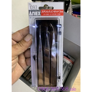 Bộ 3 cây nhíp inbox anex 1093