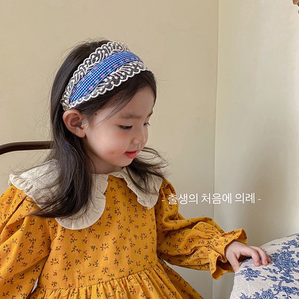 Cài tóc phối ren xinh xắn phong cách Hàn Quốc dành cho trẻ em