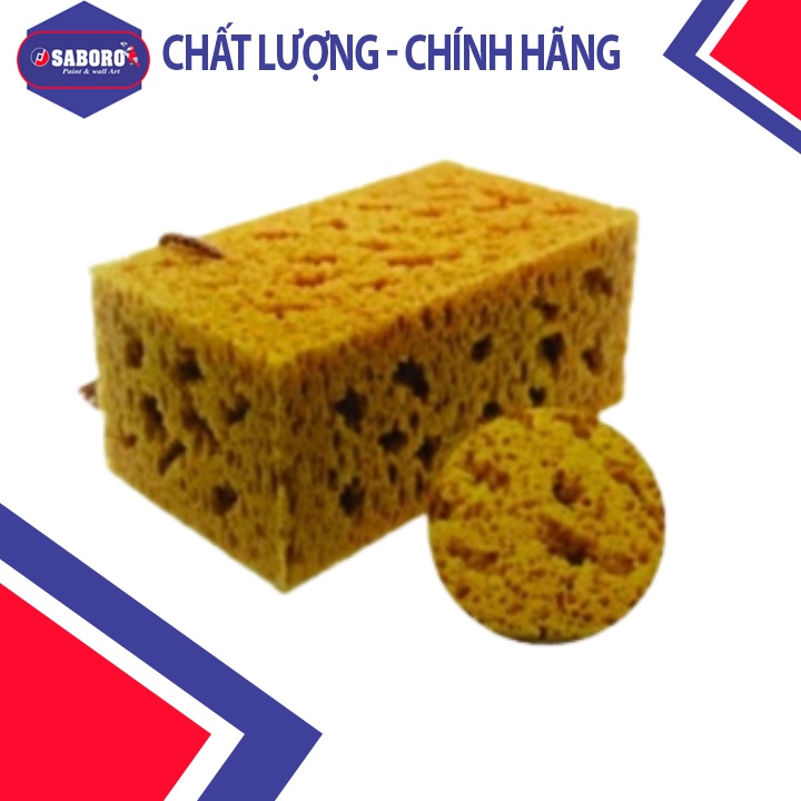 Miếng Mút Bọt Biển Tự Nhiên Dụng Cụ Thi Công Sơn Hiệu Ứng Sonbetongsaboro