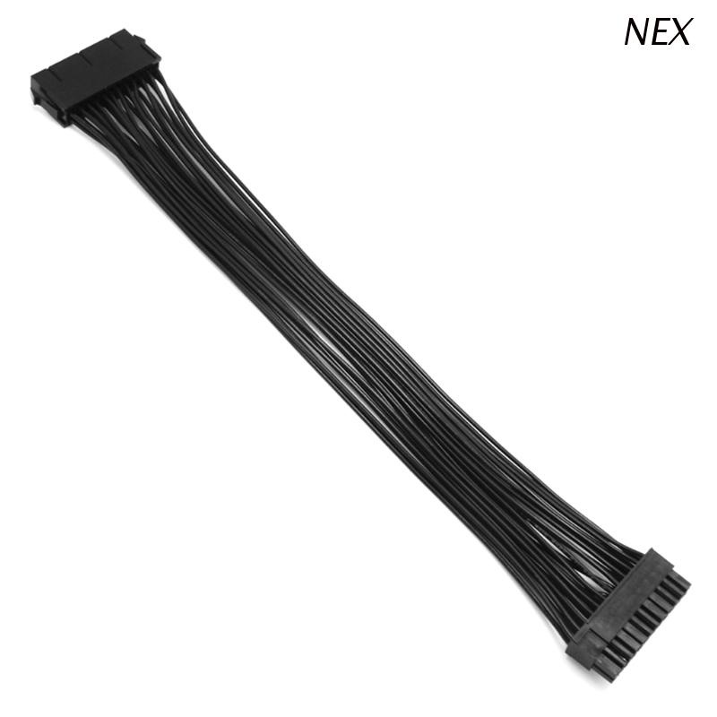 Dây Cáp Nguồn Nối Dài Chuyển Đổi Nguồn Điện NEX 11.81in 24 Pin ATX 24 Pin Sang 24 Pin PC PSU T