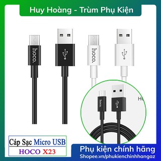 Cáp sạc hoco x23 micro usb 1m - cáp sạc chính hãng hoco dành cho điện thoại android, xiaomi, samsung