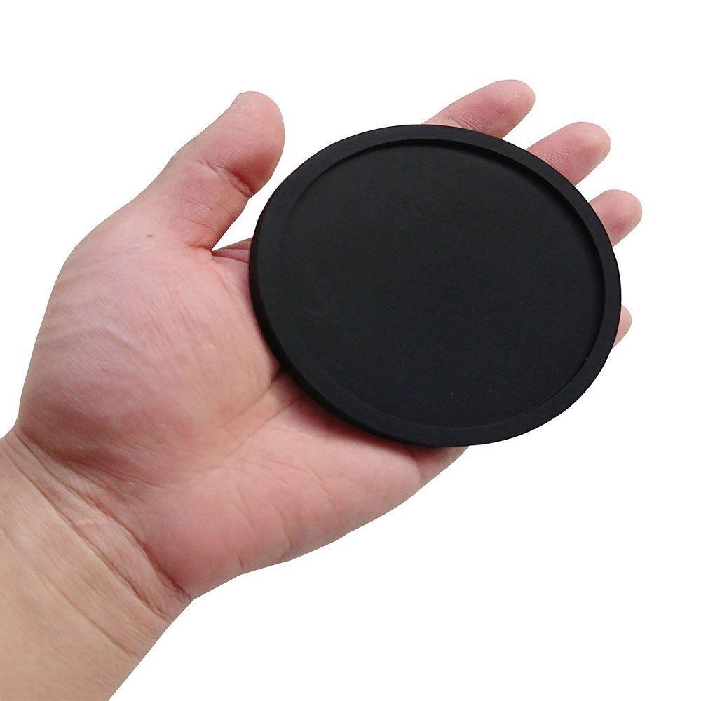 Tấm Lót Ly Thủy Tinh Bằng Silicone Dày Dặn Chống Thấm Nước An Toàn Tiện Dụng Cho Nhà Bếp / Quán