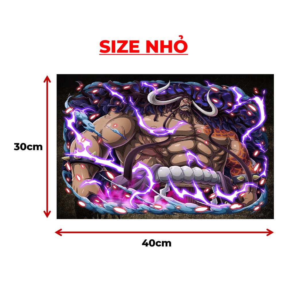 Poster trang trí tứ hoàng kaido 3D, E05