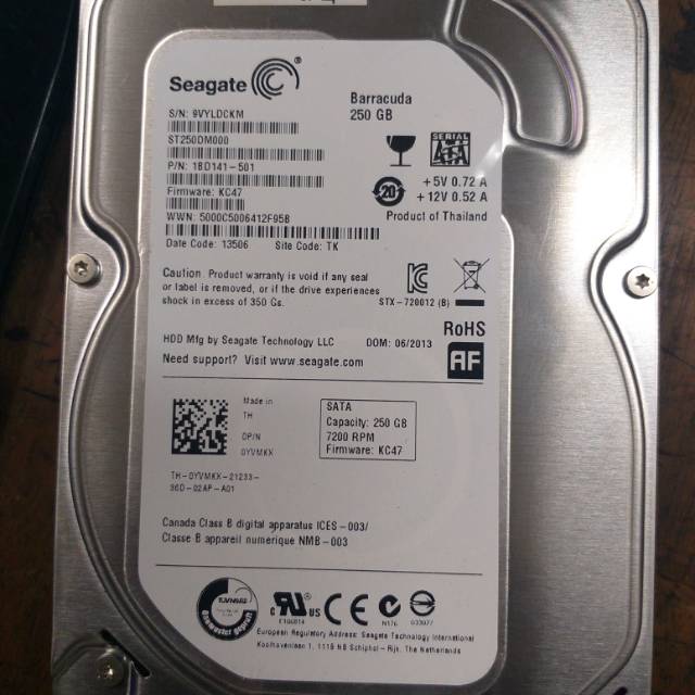 Ổ Cứng Sata 250 Gb Cho Máy Tính