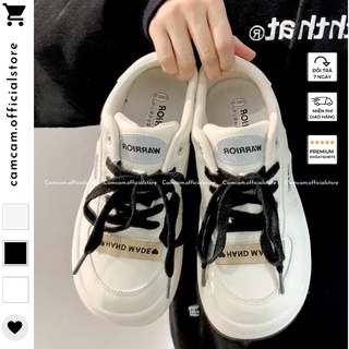 Giày Bánh Mì Nữ Độn Đế Màu Nâu 3 Sọc Mẫu Mới Cực Xinh Đi Học Đi Chơi A6 - ℂ𝔸𝕄𝕊𝕋𝕆ℝ𝔼