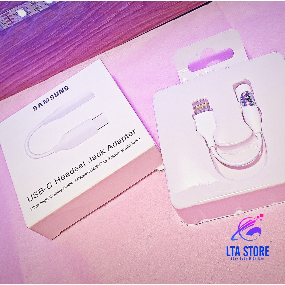 Jack chuyển tai nghe usb C to 3.5 audio jack xịn chuẩn samsung cho máy có chân type C( note10 nhận luôn) BH 6 tháng