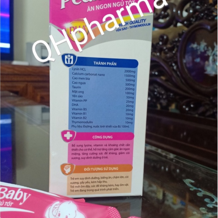 PEDIA BABY dạng gói giúp bé ăn ngon ngủ tốt