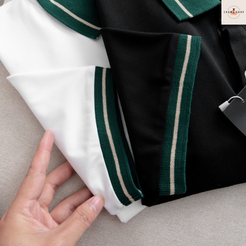 Áo Thun Polo Nam Cổ Bẻ 2 màu Thêu hình Vương Miện, Chất vải Cá Sấu Cotton cao cấp chuẩn form-Genta fashion