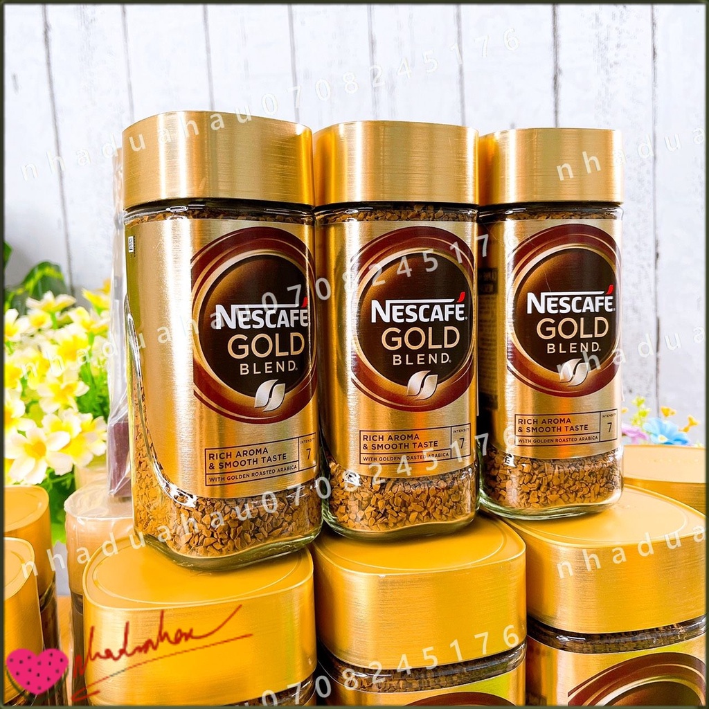 Một hủ bột cà phê hòa tan Nescafe Anh hủ 100/200gam