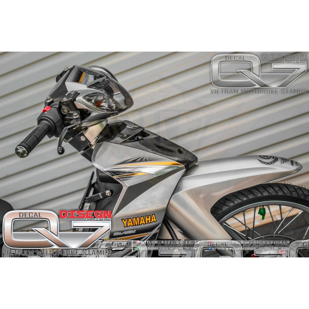 Tem Rời Sirius 110 Bạc Đen