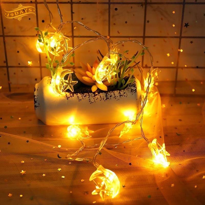 Dây đèn LED chữ eid mubarak lãng mạn