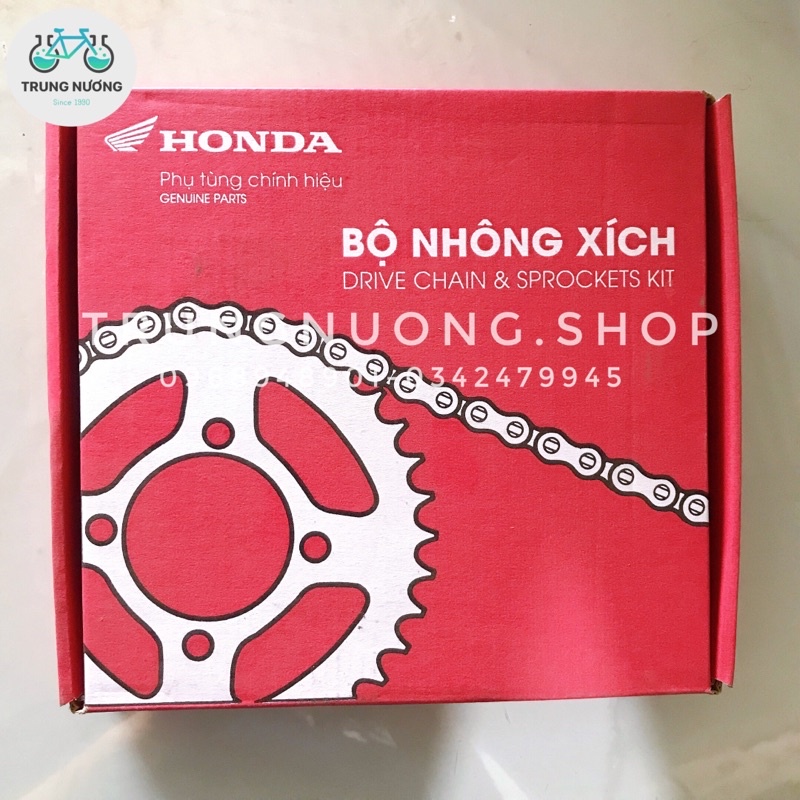 Nhông Xích  xe máy các loại Mạnh Quang, KMC, Honda, DID, Mitkam Makon cho Wave, Dream, Future, RSX...