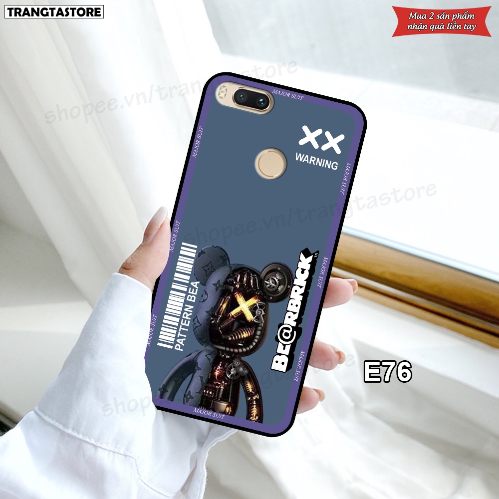 Ốp Xiaomi Mi A1 in hình gấu Bearbrick,Metal Style,Doremon siêu dễ thương chất lượng