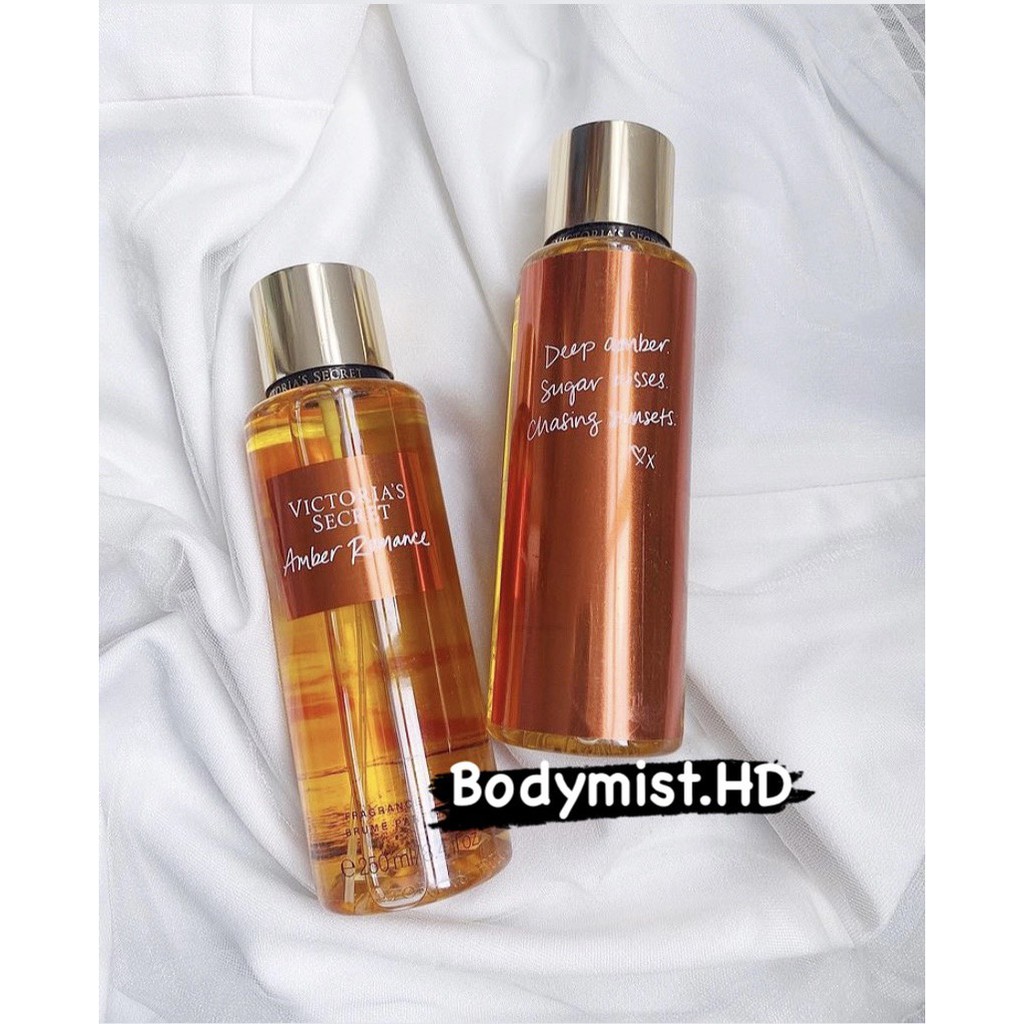 [FREESHIP EXTRA] - 🌹🌹BODY MIST - XỊT THƠM AMBER ROMANCE Victoria's Secret 250ML 💥💥