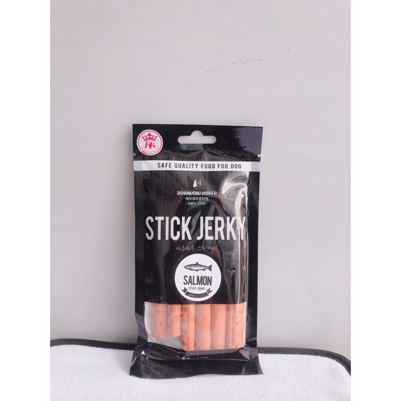 Bánh Thưởng cho Chó Bowwow STICK JERKY Túi 5 Que Gói 50Gr|