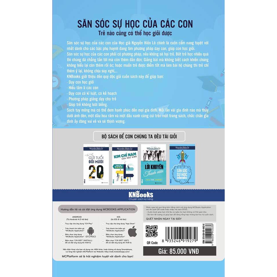 Sách - Săn Sóc Sự Học Của Các Con