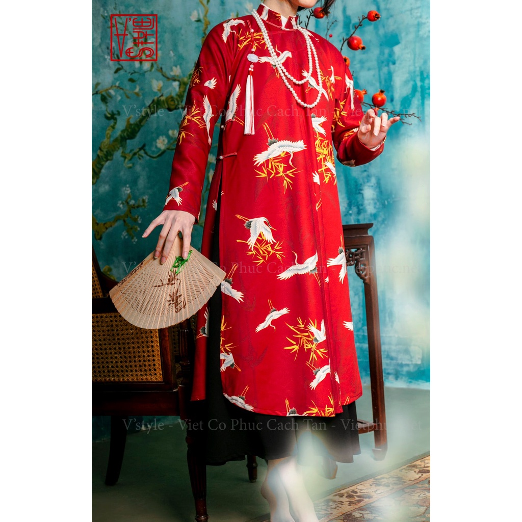 Áo ngũ thân Hạc và áo Cape Hạc khoác ngoài