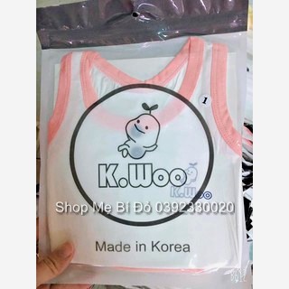 Bộ Áo Ba Lỗ Thun Lạnh Cho Bé Kwoo Quần Màu Siêu Dễ Thương