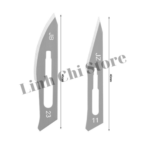 Cán dao, lưỡi dao mổ số 11, 15, 23