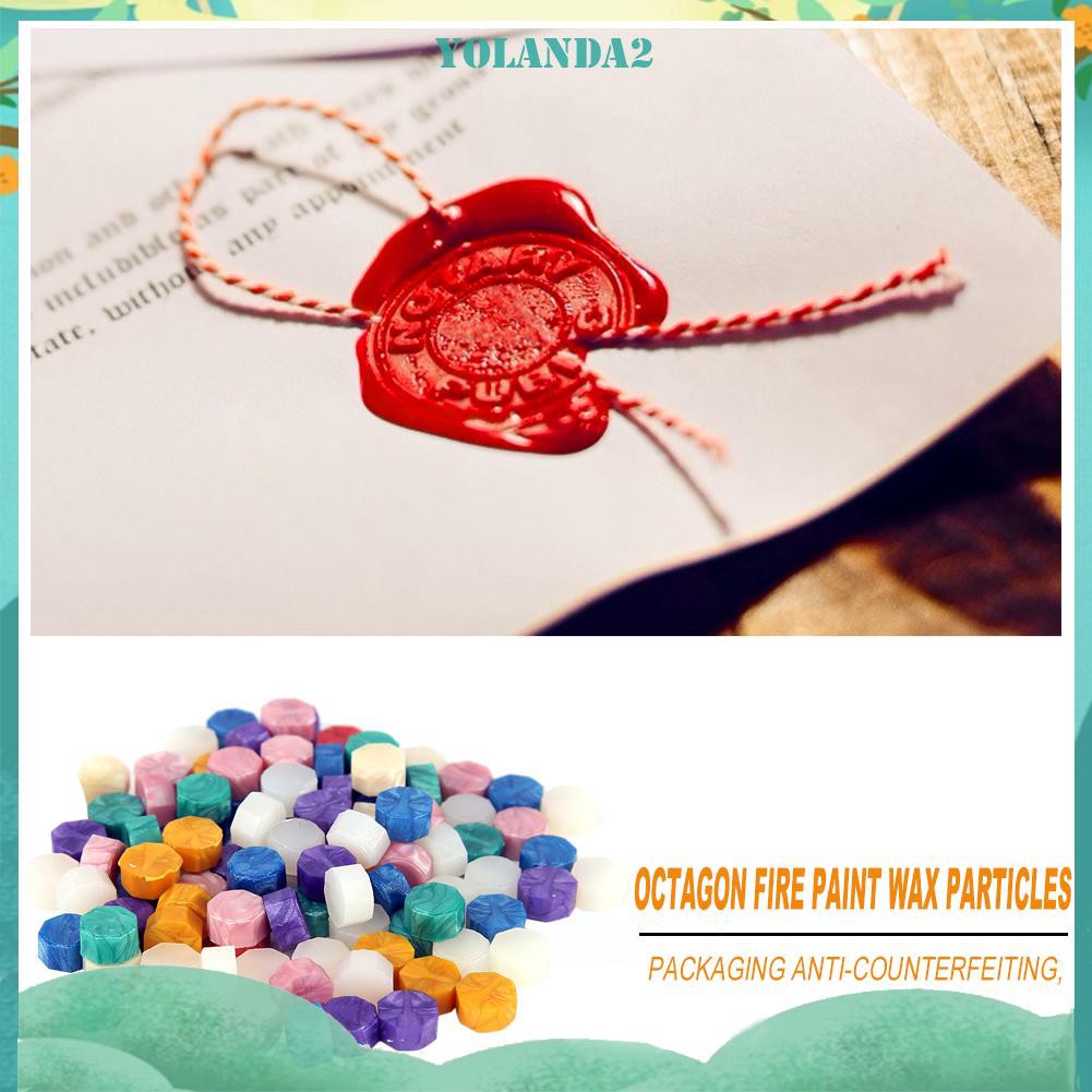 100 Viên Sáp Đóng Dấu Hình Viên Thuốc Phong Cách Retro